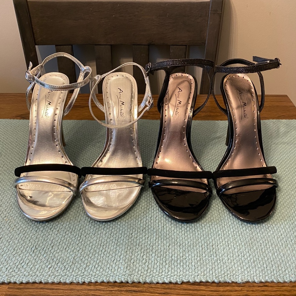 Lot of 2 pair sexy strappy stilettos!